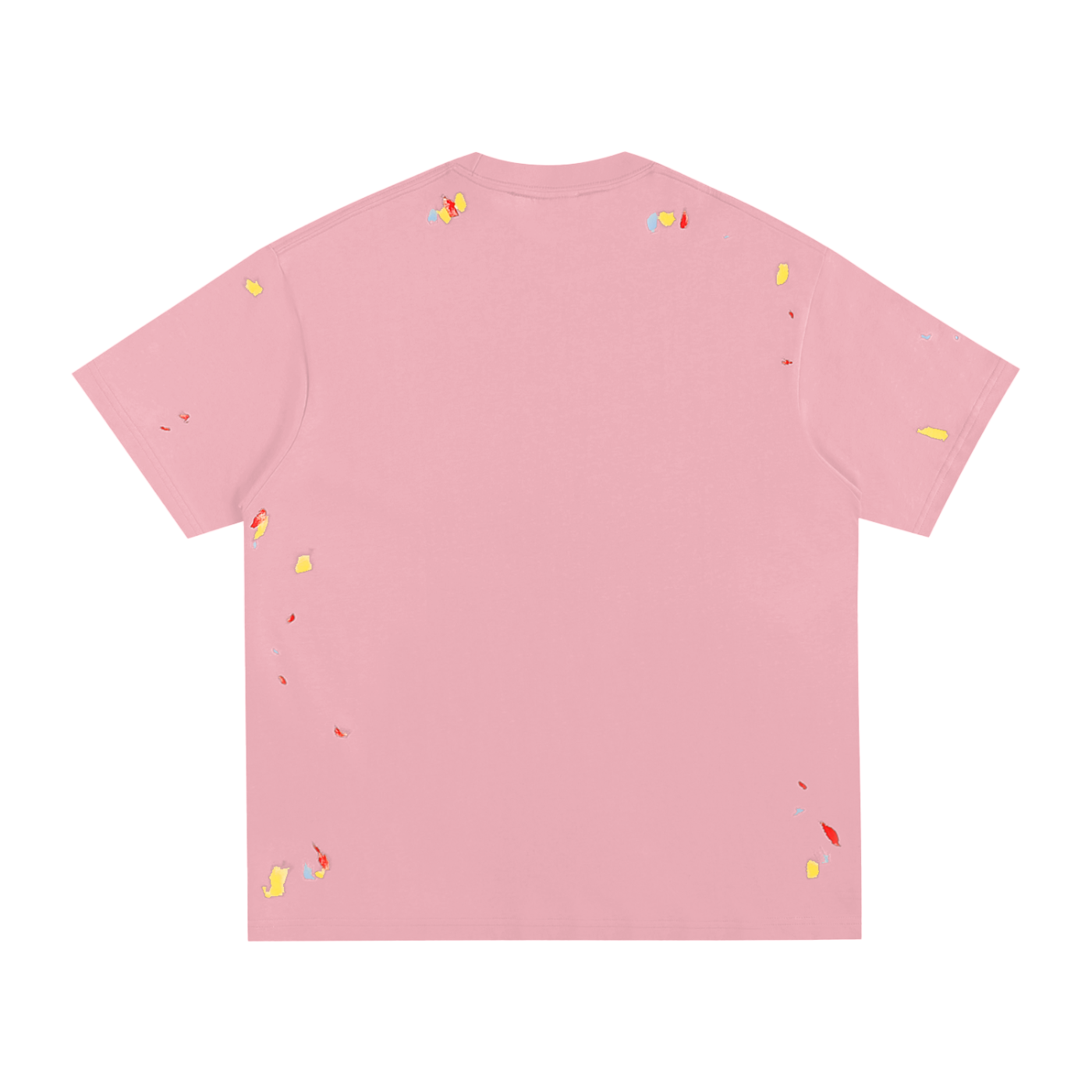PAINT SPLATTER TEE - PINK