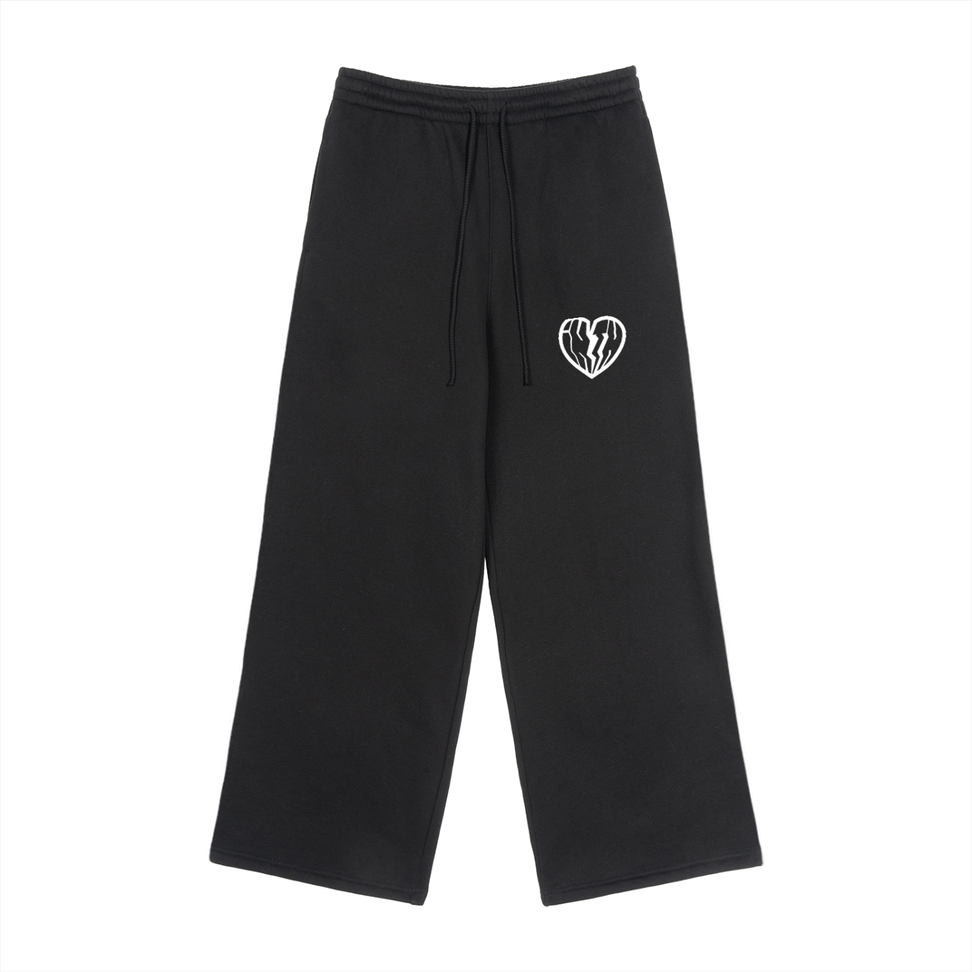 FLEECE SWEATS - BLACK