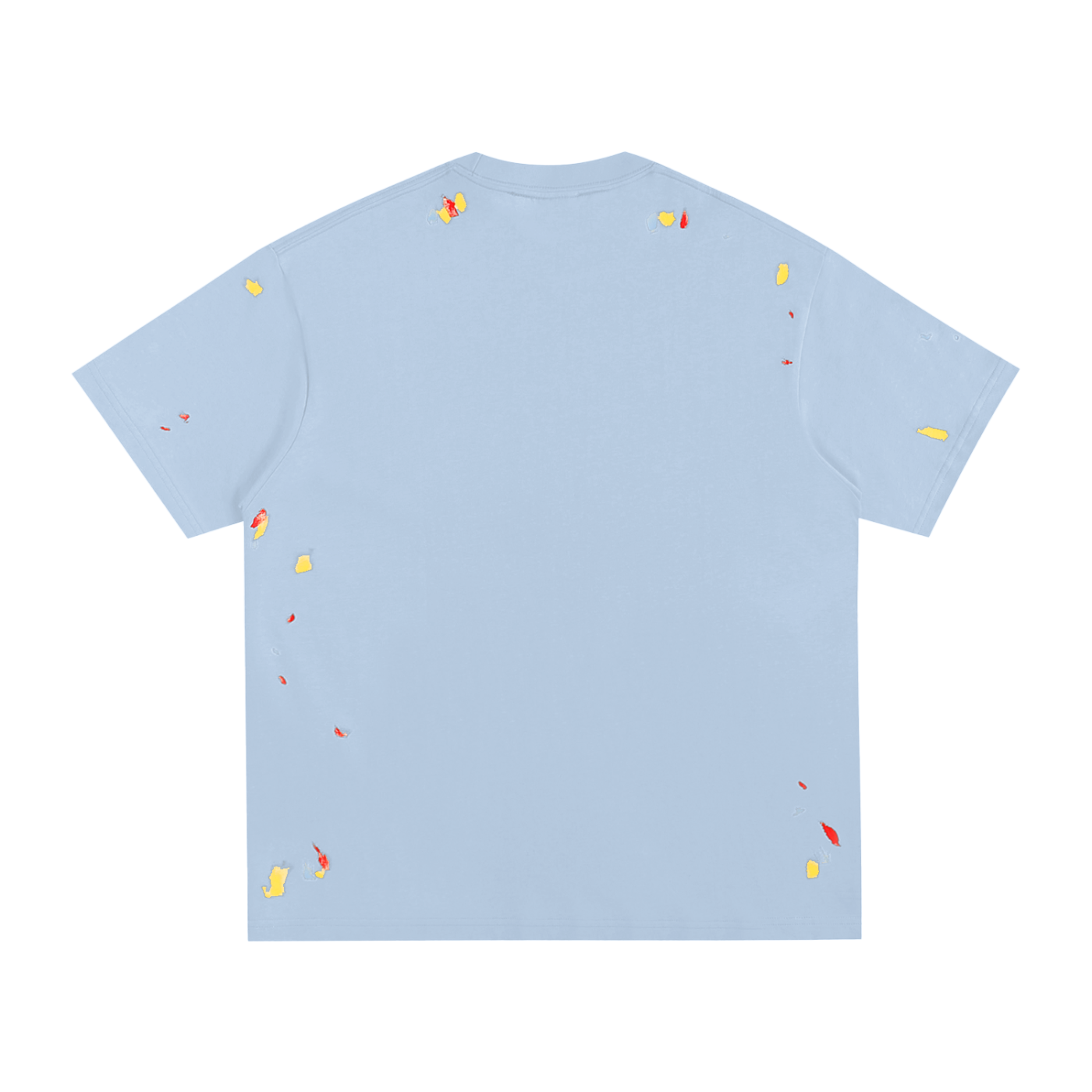 PAINT SPLATTER TEE - BLUE